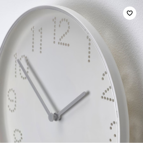 TROMMA wall clock, white, 9 ¾ (25 cm) - Picture 5 of 6